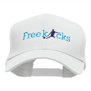 Free Kicks Embroidered Cotton Twill Pro Style Cap