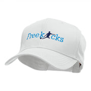 Free Kicks Embroidered Cotton Twill Pro Style Cap