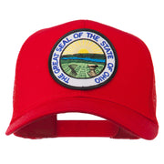 Ohio State Seal Patched Mesh Cap