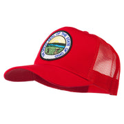 Ohio State Seal Patched Mesh Cap