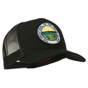 Ohio State Seal Patched Mesh Cap