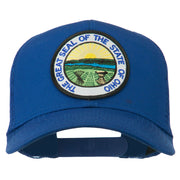 Ohio State Seal Patched Mesh Cap