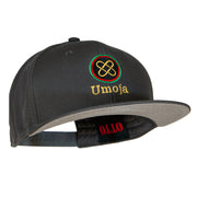 Umoja Kwanzaa Embroidered Superior Cotton Twill Flat Bill Prostyle Snapback Cap