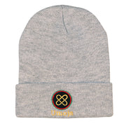 Umoja is Unity Embroidered Knitted Long Beanie