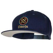 Umoja Kwanzaa Embroidered Superior Cotton Twill Flat Bill Prostyle Snapback Cap