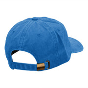 Soccer Tortoise Embroidered Unstructured Cotton Cap