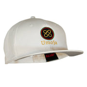 Umoja Kwanzaa Embroidered Superior Cotton Twill Flat Bill Prostyle Snapback Cap