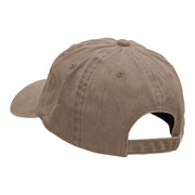 Soccer Tortoise Embroidered Unstructured Cotton Cap