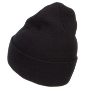 Mini Ok Sign Embriodered Long Beanie