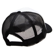 7 card Embroidered Summer Foam Mesh Trucker Cap