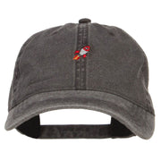 Mini Rocket Embroidered Washed Cap