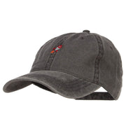 Mini Rocket Embroidered Washed Cap