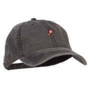 Mini Rocket Embroidered Washed Cap