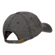 Oakland Embroidered Washed Buckled Cap