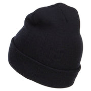 Mini Ok Sign Embriodered Long Beanie