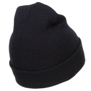 Mini Ok Sign Embriodered Long Beanie