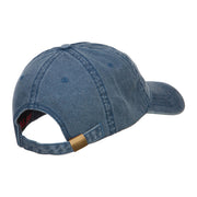 Oakland Embroidered Washed Buckled Cap