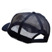 7 card Embroidered Summer Foam Mesh Trucker Cap