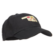 USA State Oklahoma Patched Low Profile Cap