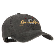 Golf Grandpa Embroidered Washed Cotton Twill Cap