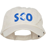 Scotland SCO Flag Embroidered Low Profile Cap