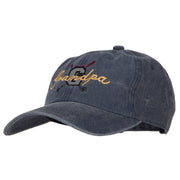 Golf Grandpa Embroidered Washed Cotton Twill Cap