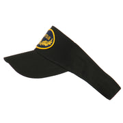 Oak Leaf Captain Military Patched Sun Visor