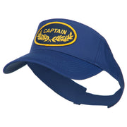 Oak Leaf Captain Military Patched Sun Visor