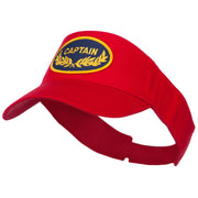 Oak Leaf Captain Military Patched Sun Visor