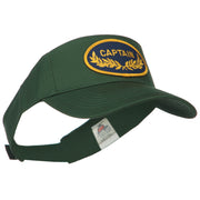 Oak Leaf Captain Military Patched Sun Visor