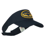 Oak Leaf Captain Military Patched Sun Visor