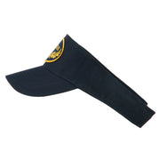 Oak Leaf Captain Military Patched Sun Visor