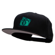 Dollar Bills Embroidered Prostyle Snapback