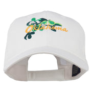 USA State Oklahoma Mistletoe Embroidered Low Profile Cap