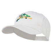 USA State Oklahoma Mistletoe Embroidered Low Profile Cap