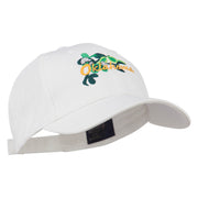 USA State Oklahoma Mistletoe Embroidered Low Profile Cap