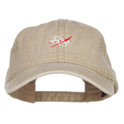 Mini NASA Logo Embroidered Washed Cap