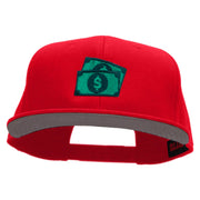 Dollar Bills Embroidered Prostyle Snapback