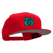 Dollar Bills Embroidered Prostyle Snapback