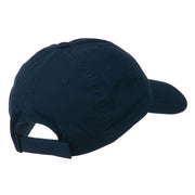 Number 1 Mom Embroidered Washed Cap