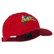 USA State Oklahoma Mistletoe Embroidered Low Profile Cap