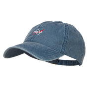 Mini NASA Logo Embroidered Washed Cap