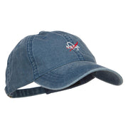 Mini NASA Logo Embroidered Washed Cap