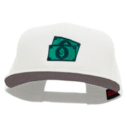 Dollar Bills Embroidered Prostyle Snapback