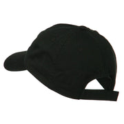 Number 1 Mom Embroidered Washed Cap