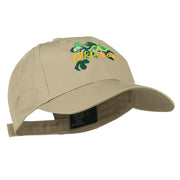 USA State Oklahoma Mistletoe Embroidered Low Profile Cap