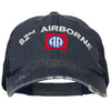 US Army 82nd Airborne Embroidered Low Profile Cotton Mesh Cap