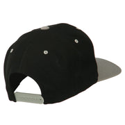 Number 1 Embroidered Classic Two Tone Snapback Cap