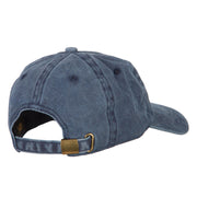 Boston Skyline Embroidered Washed Cotton Twill Cap