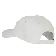 Connecticut Mountain Laurel with Map Embroidered Unstructured Washed Cap